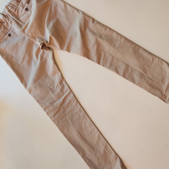 Zara Boys Khaki Tan Adjustable Waist Pants 11 12 - Picture 3 of 8